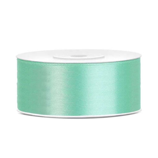 Picture of SATIN RIBBON MINT 25MM PER METRE